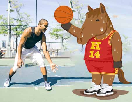 how to play horse in basketball